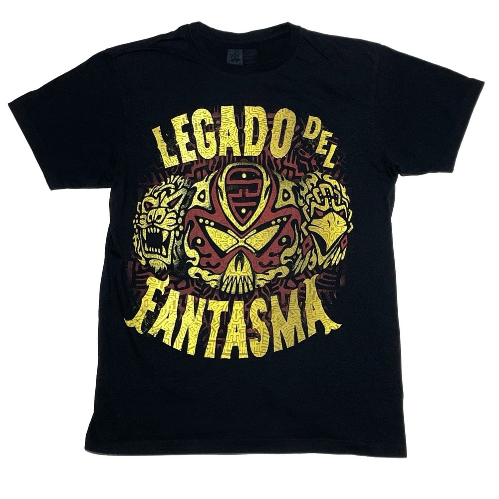 WWE Authentic NXT Legado Del Fantasma T-shirt Mens Medium Black Tee